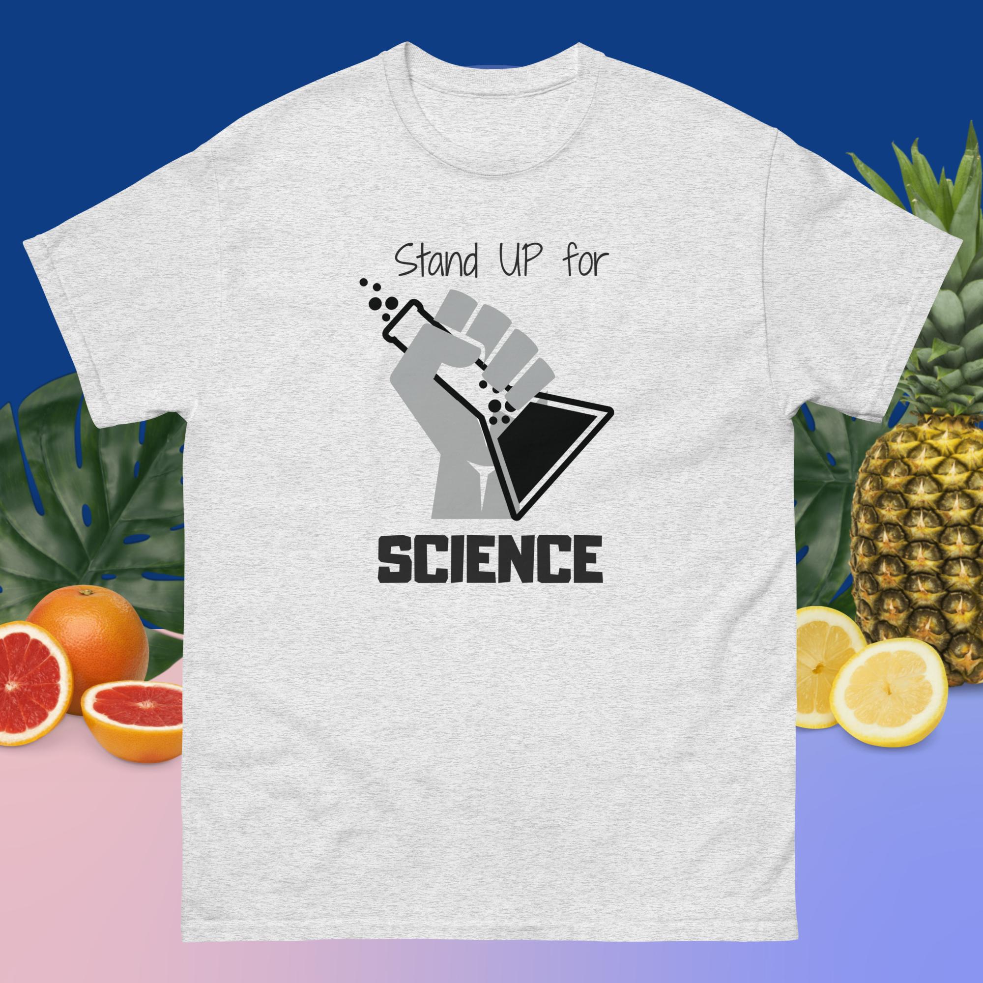Science T-Shirt – Stand Up For Science | Light Colors - Image 5