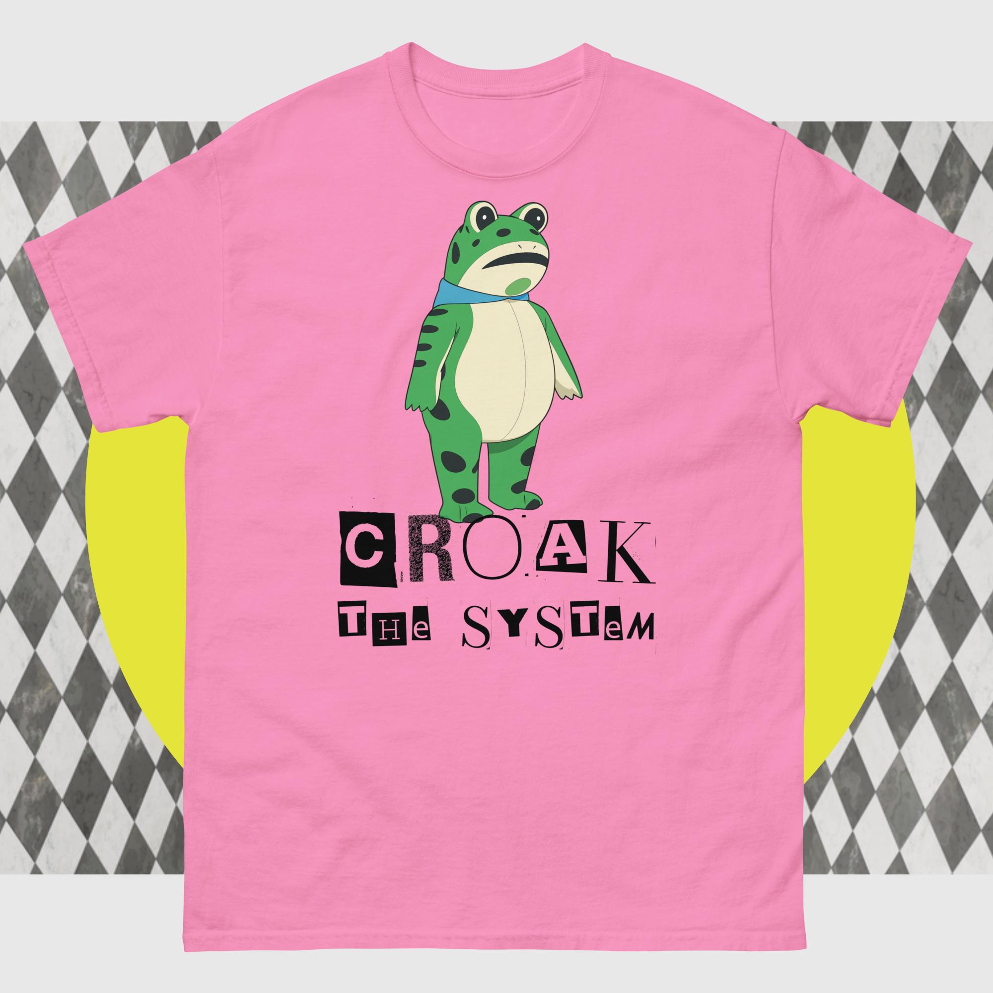 Amphifa Rebel Frog T-Shirt - Croak The System | Light Colors - Image 12