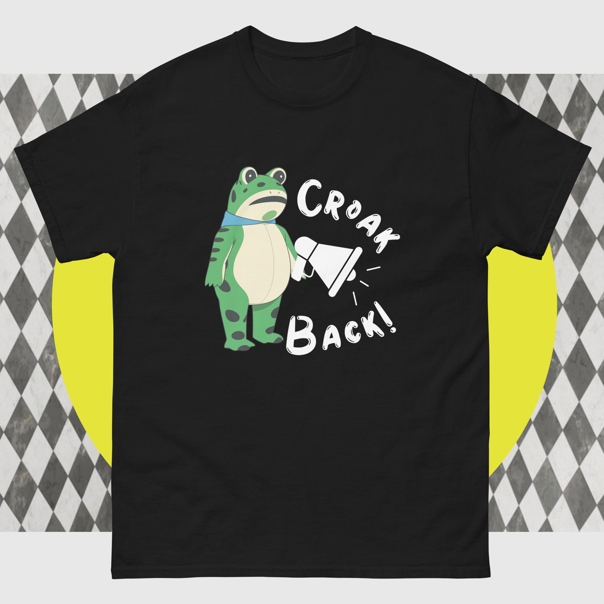 Amphifa Rebel Frog T-Shirt - Croak Back | Dark Colors