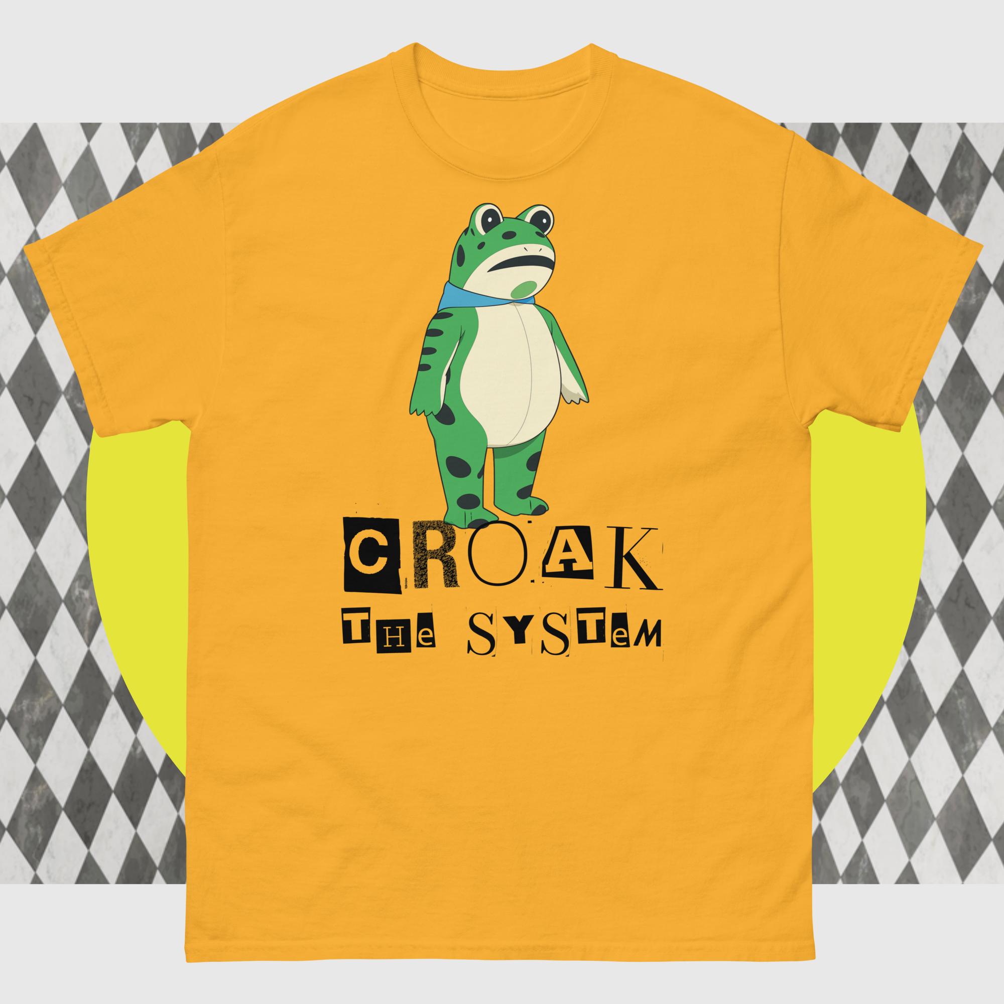 Amphifa Rebel Frog T-Shirt - Croak The System | Light Colors - Image 10