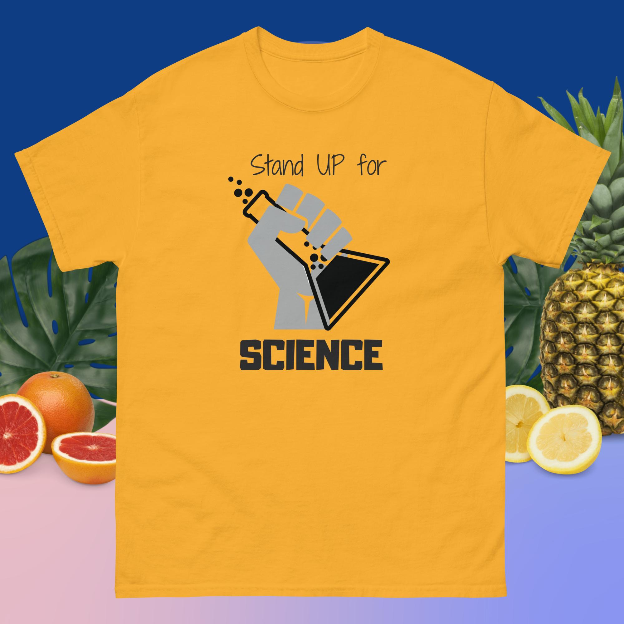 Science T-Shirt – Stand Up For Science | Light Colors - Image 10