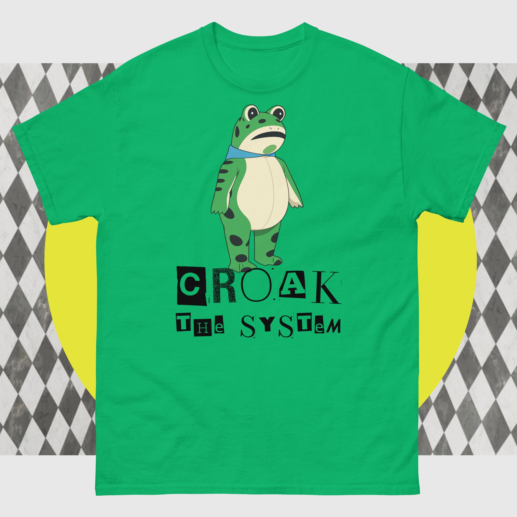 Amphifa Rebel Frog T-Shirt - Croak The System | Light Colors - Image 11
