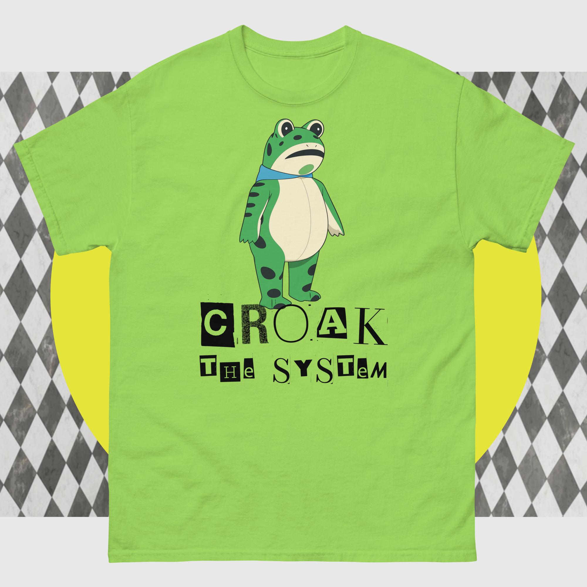 Amphifa Rebel Frog T-Shirt - Croak The System | Light Colors - Image 13
