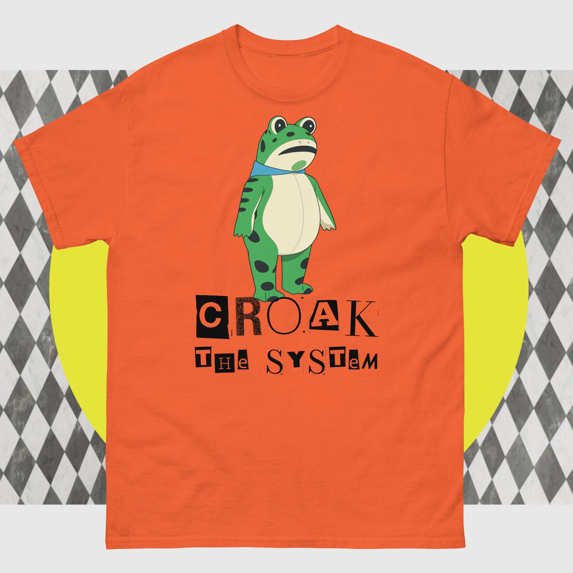 Amphifa Rebel Frog T-Shirt - Croak The System | Light Colors - Image 4