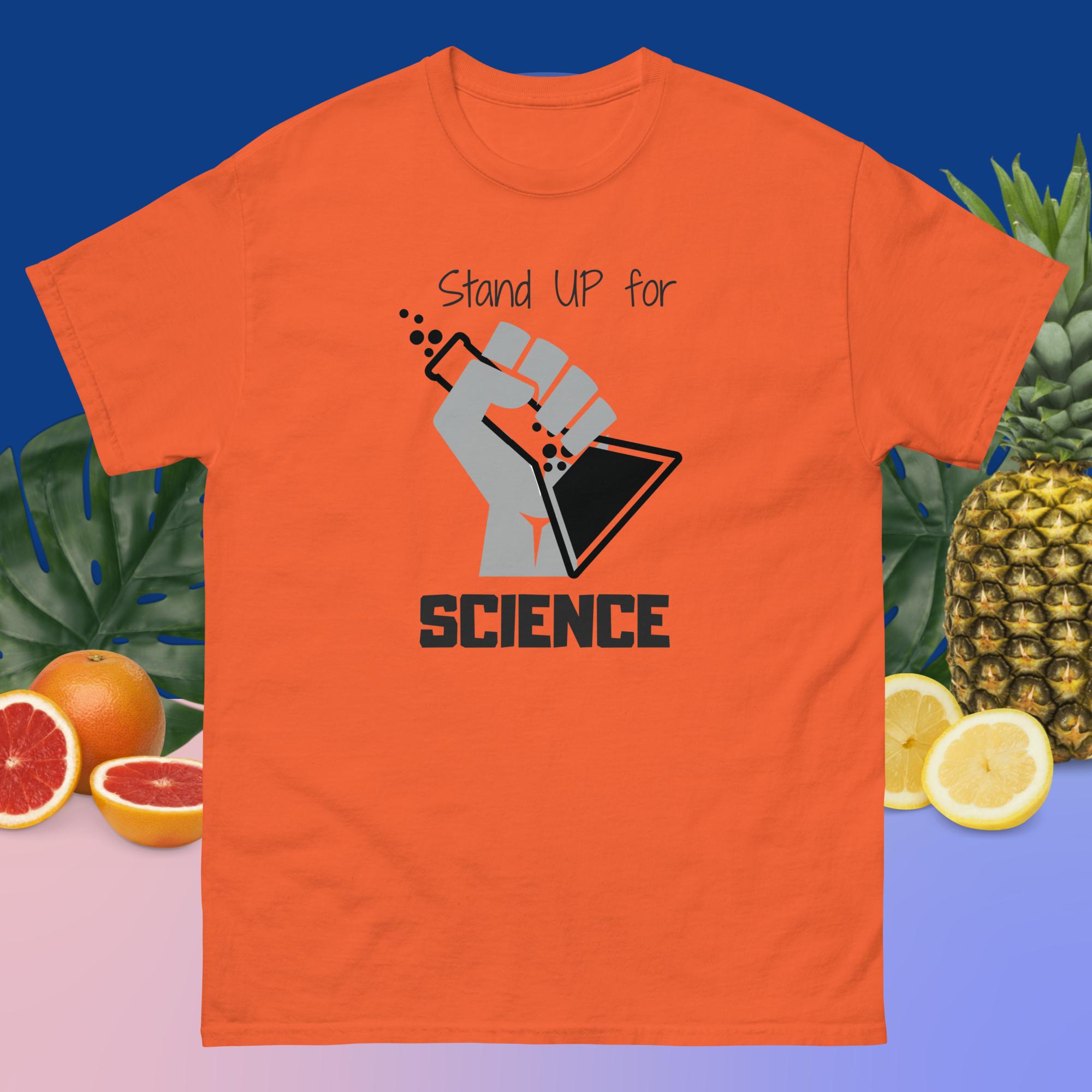 Science T-Shirt – Stand Up For Science | Light Colors - Image 4