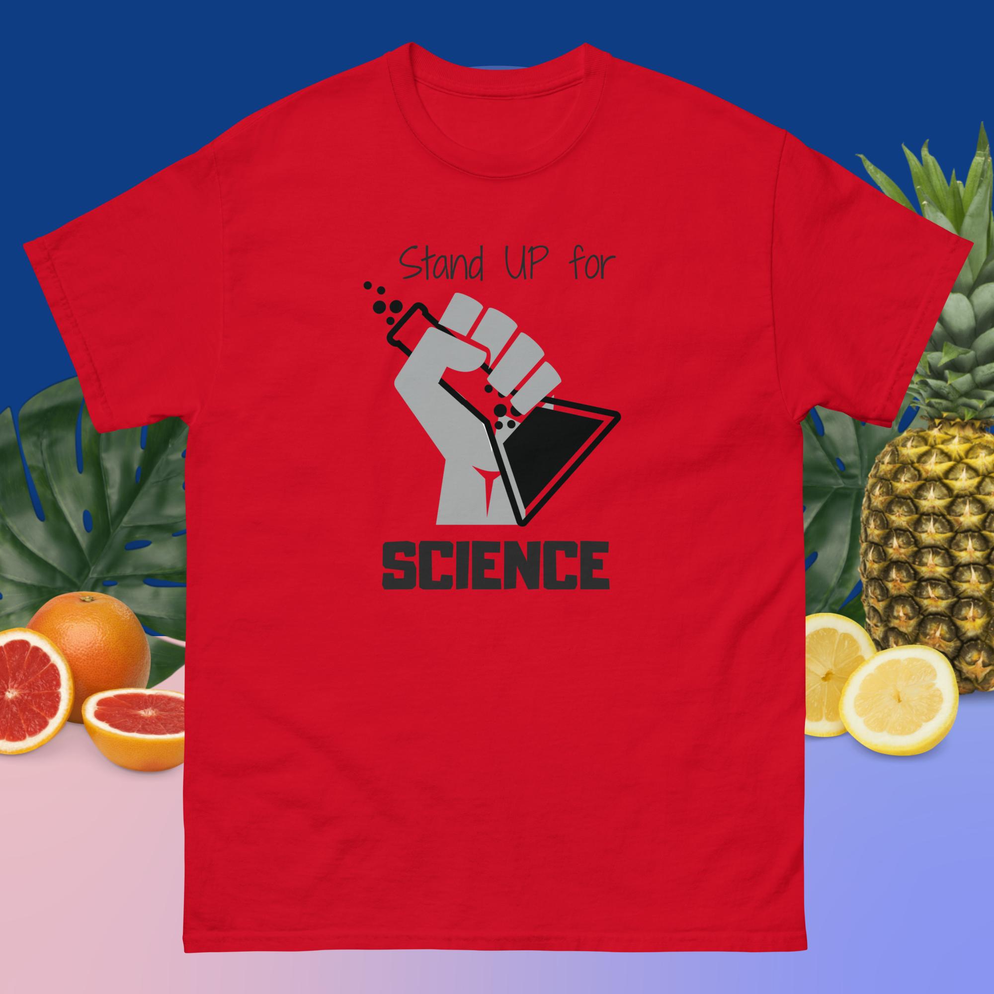 Science T-Shirt – Stand Up For Science | Light Colors - Image 3