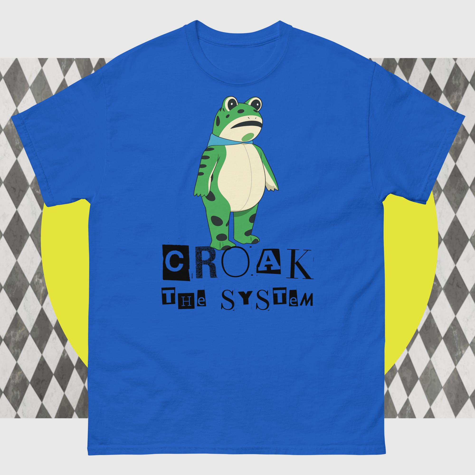 Amphifa Rebel Frog T-Shirt - Croak The System | Light Colors - Image 7