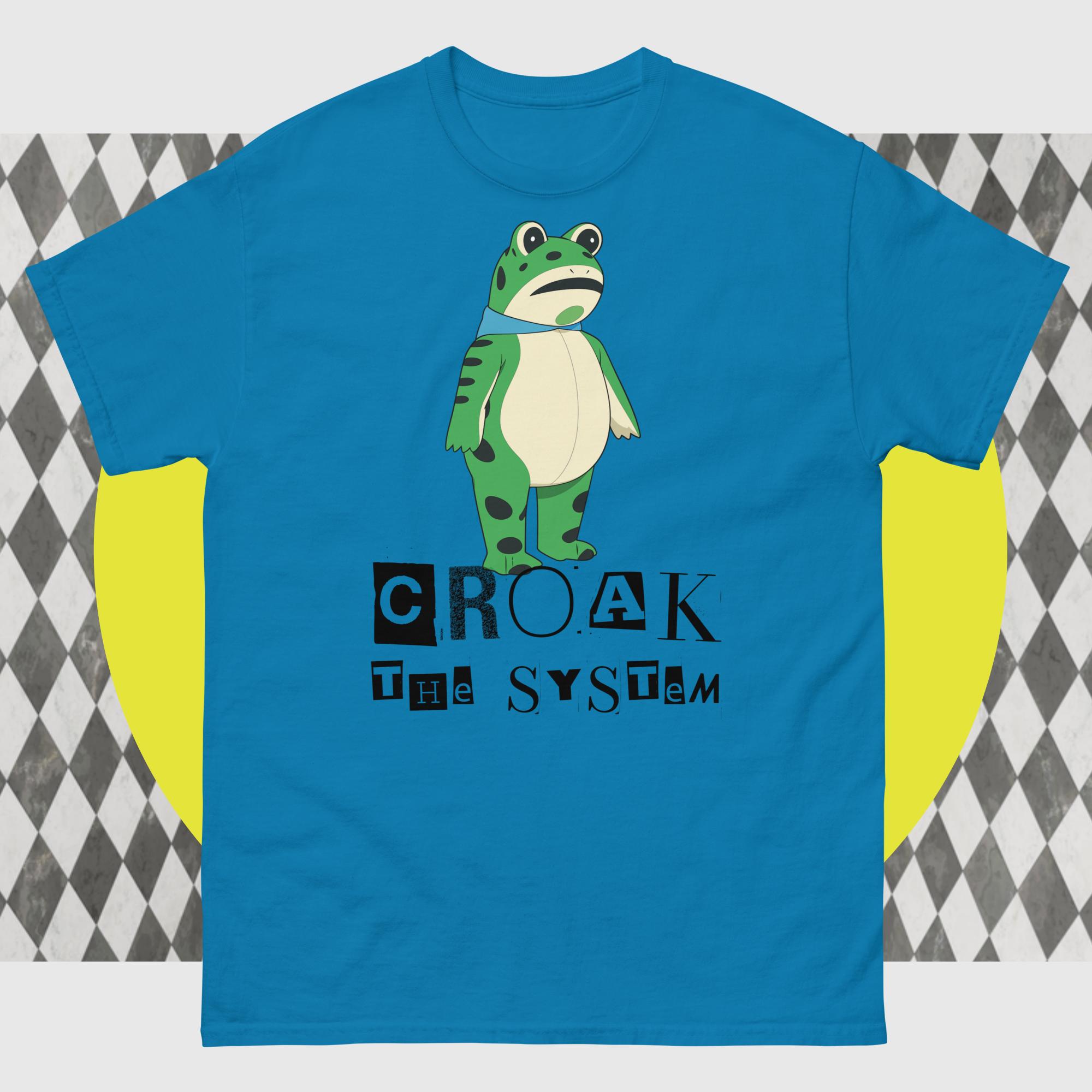 Amphifa Rebel Frog T-Shirt - Croak The System | Light Colors - Image 14