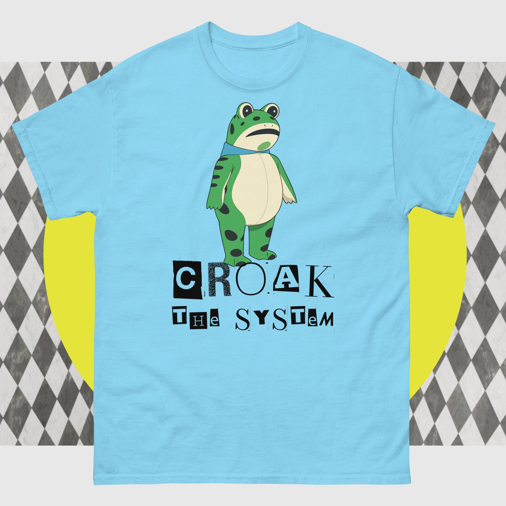 Amphifa Rebel Frog T-Shirt - Croak The System | Light Colors - Image 6