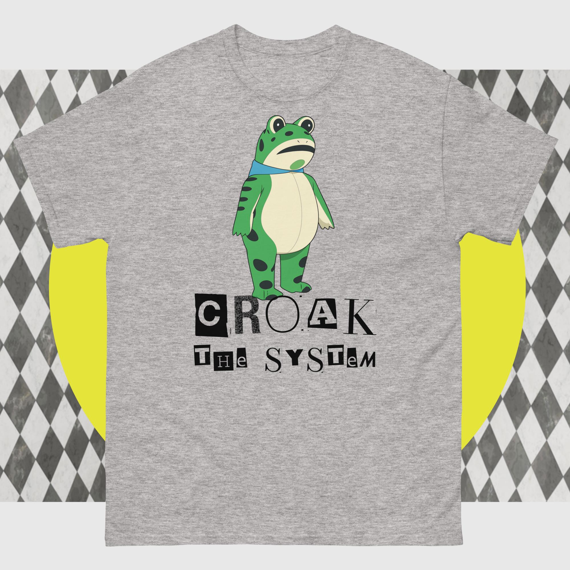 Amphifa Rebel Frog T-Shirt - Croak The System | Light Colors - Image 3
